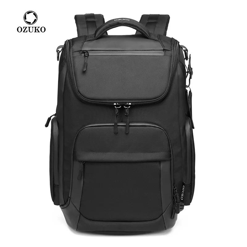 OZUKO 46x17x30 cabine Mochila grande capacité sacs à dos étanches 15.6 sac à dos pour ordinateur por