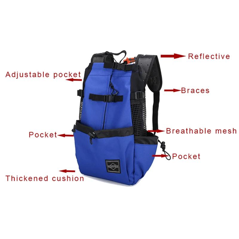 Sac à dos en nylon respirant pour animaux de compagnie, sac à dos Electrolux pour petits et moyens c