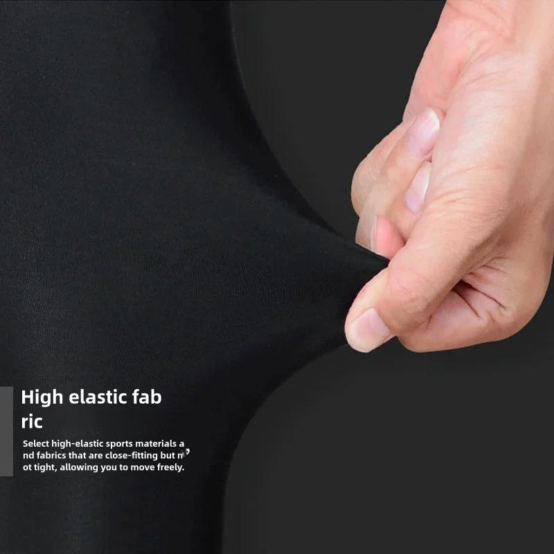 Nouveaux pantalons de sport serrés pour hommes pantalons Slim automne et hiver pantalons thermiques