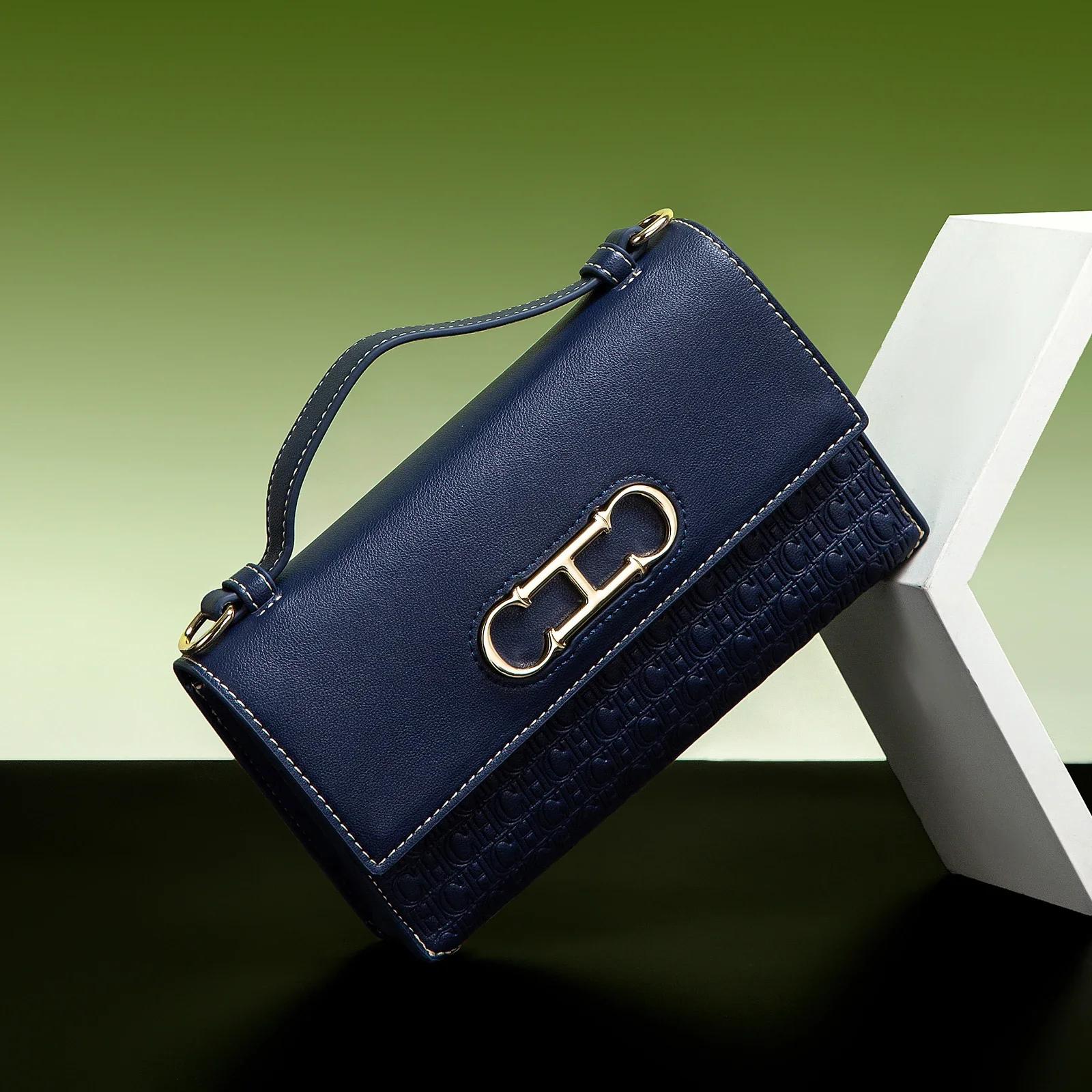 CH sac à bandoulière marque femmes sac lettre impression cuir Compact élégant sac à main sac fourre-