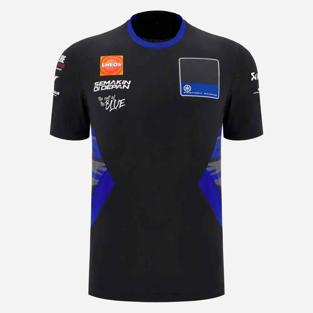 T-shirt de course moto Fabio Quartararo 20 pour hommes, Alex Rins Driver, T-shirt à manches courtes 