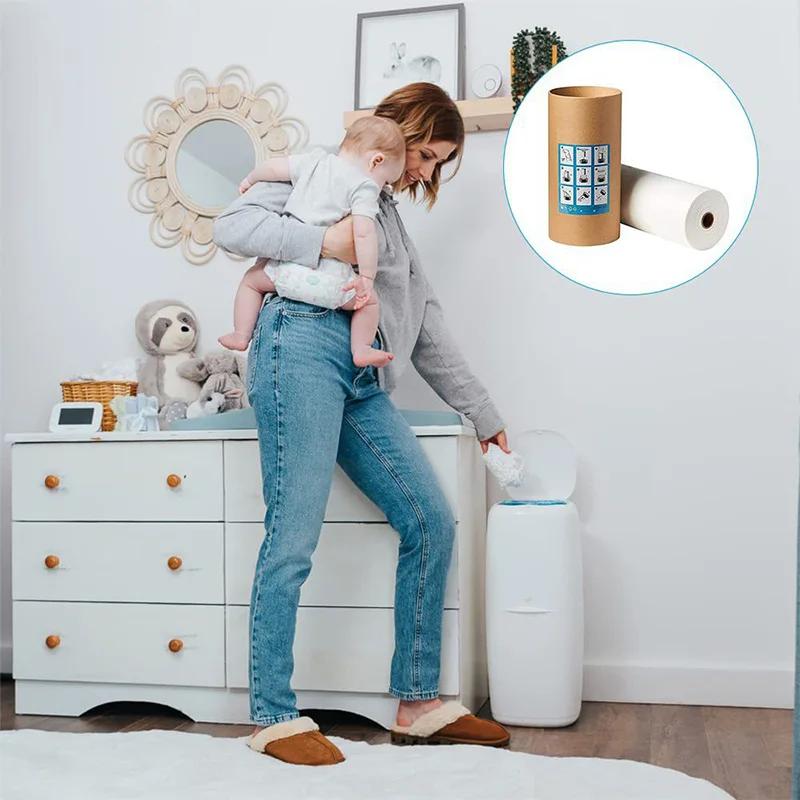 Sacs de recharge pour seau à couches : compatible Tommee Tippee Angelcare Genie Munchkin, 100 mètres