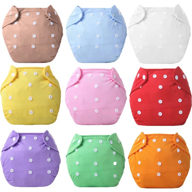 Couches pour bébé lavables et réutilisables, grille en coton écologique, pantalon d'entraînement, co
