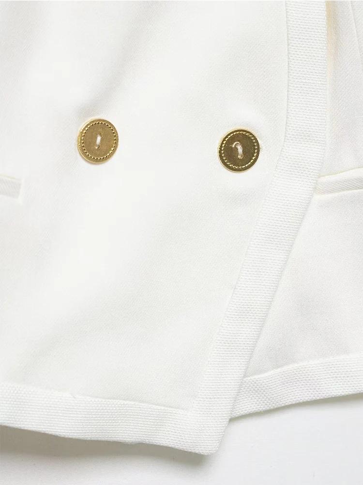 Nouvelle veste décontractée pour femme à col montant, manches longues, boutonnée, couleur unie, styl