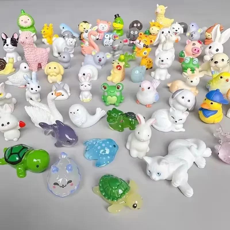 Sac ennemi animal mignon pour enfants, mini boîte ennemi, jouets modèles d'animaux de simulation, ca