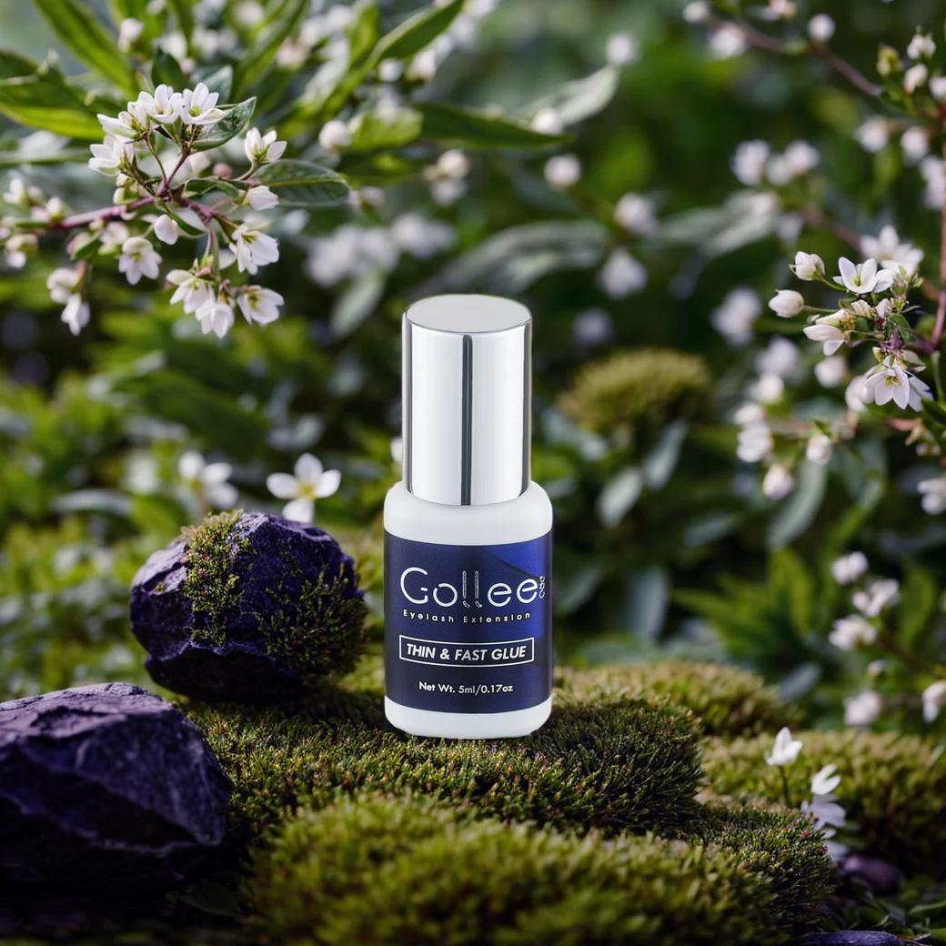 Gollee – colle à cils 1S, rétention du temps de séchage, 6 à 8 semaines, colle pour extensions de ci