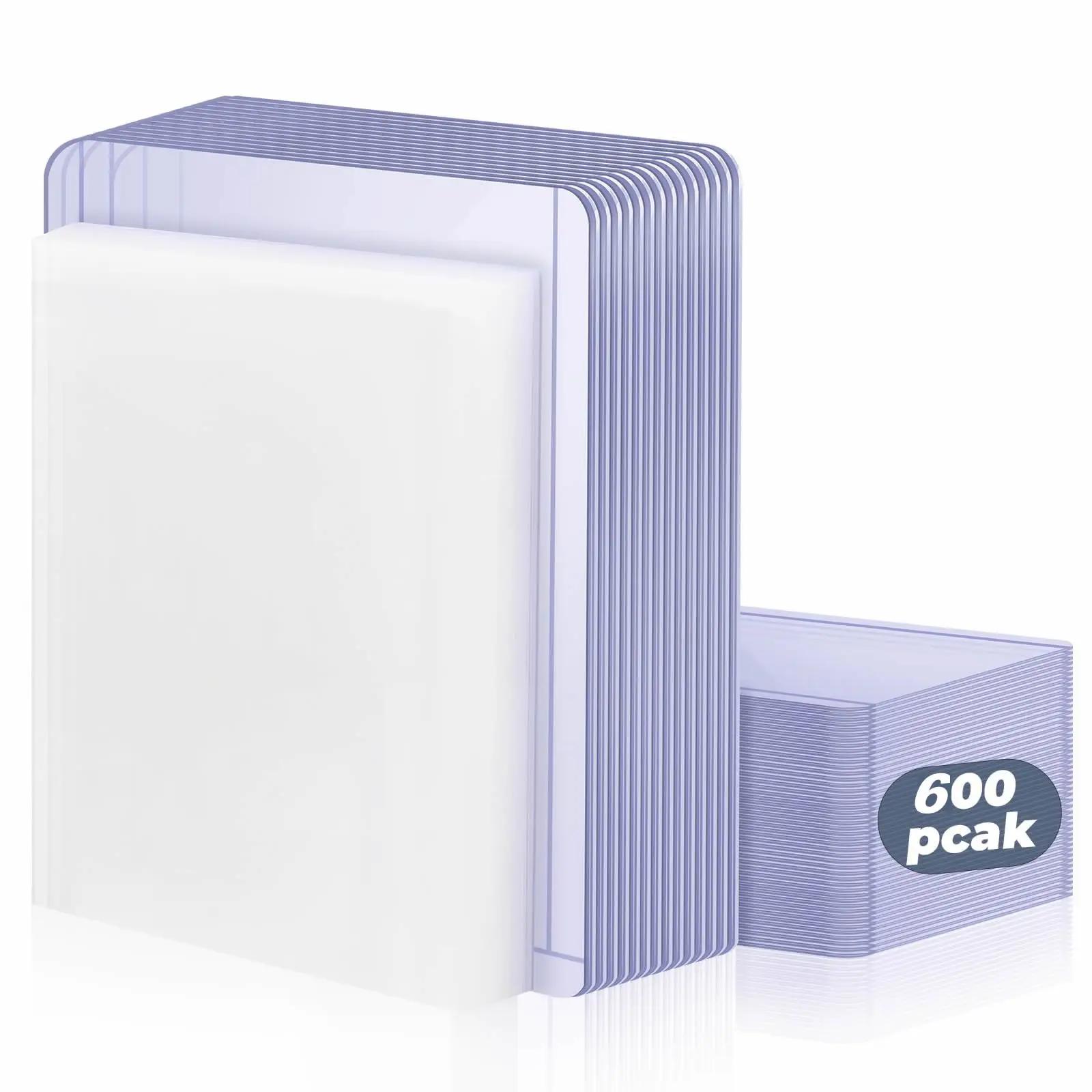 600 protège-cartes rigides et souples avec film protecteur transparent pour cartes de jeu Pokémon et