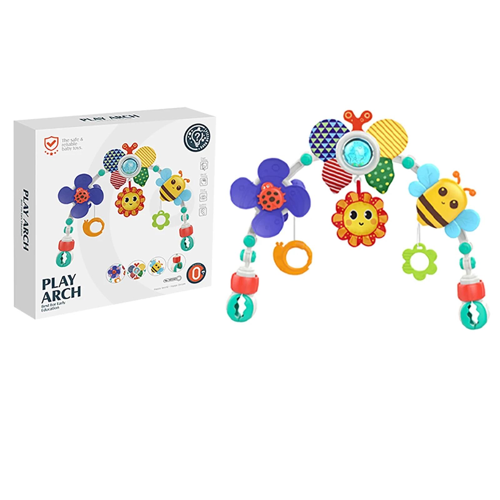 Arc de poussette pour bébé, jouet videur, arc d'activité, jouets de développement sensoriel, siège d