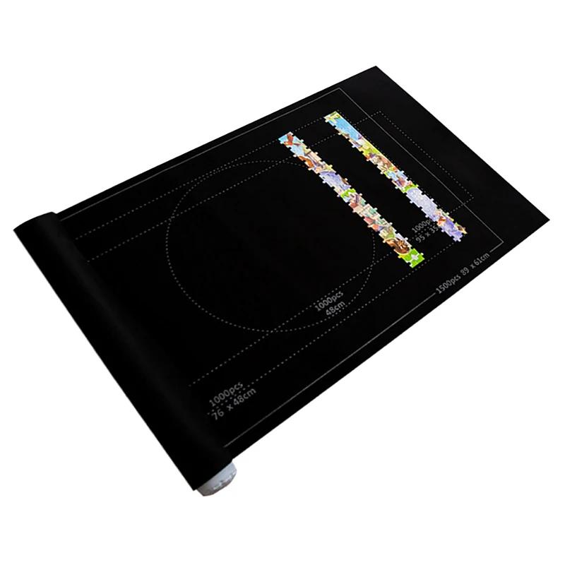 Tapis de puzzle en rouleau de feutre, tapis de jeu, couverture pour jusqu'à 1500 pièces, accessoires