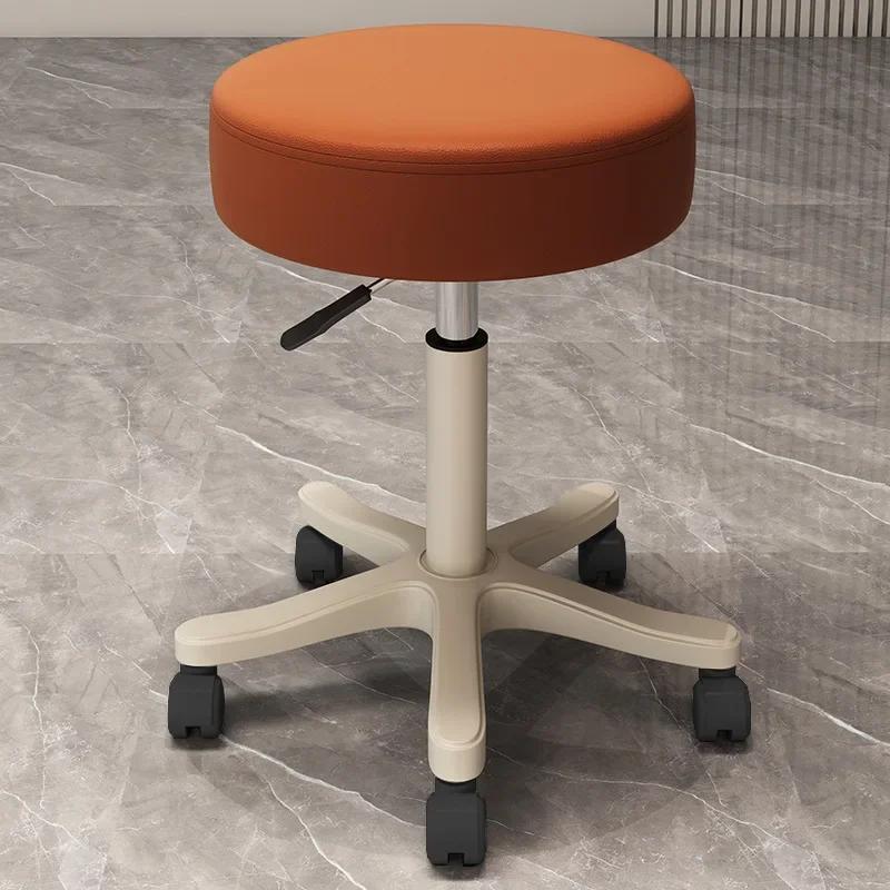Tabouret de Massage tabouret de Salon de beauté tabouret rond rotatif de levage manucure de cheveux 