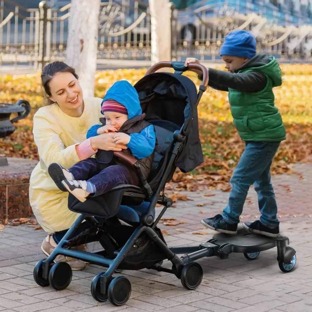 Adaptateur de pédale de poussette pour enfants, voiture stable à quatre roues, accessoires de pousse
