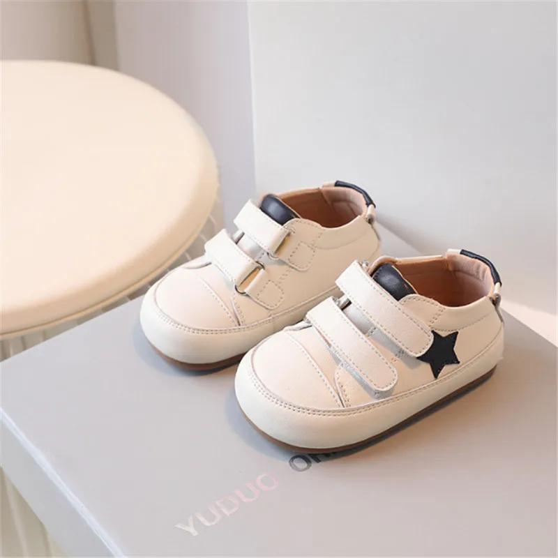 Chaussures cuir microcarence bébé 0-5 ans - Semelle souple pieds nus garçon fille