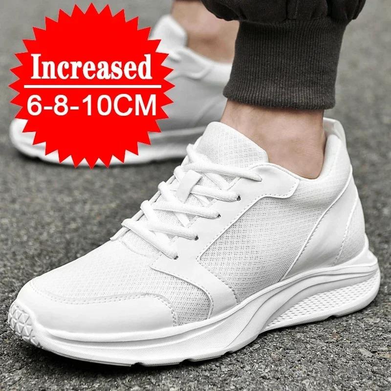 Chaussures rehaussantes pour hommes, baskets de sport décontractées, avec rehaussement interne invis