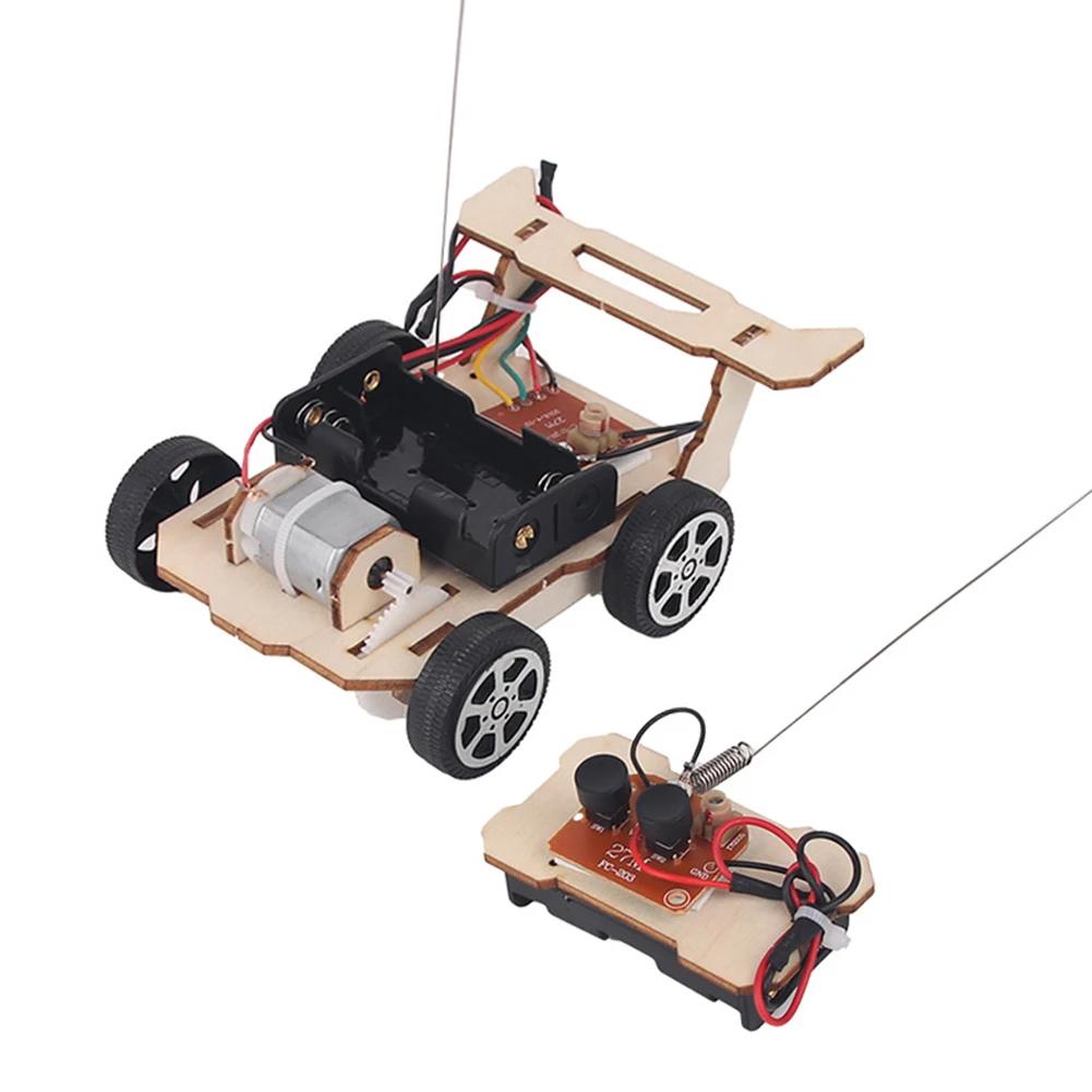 Kit d'assemblage de modèle de voiture RC, bricolage, Mini projet d'enseignement et d'apprentissage S