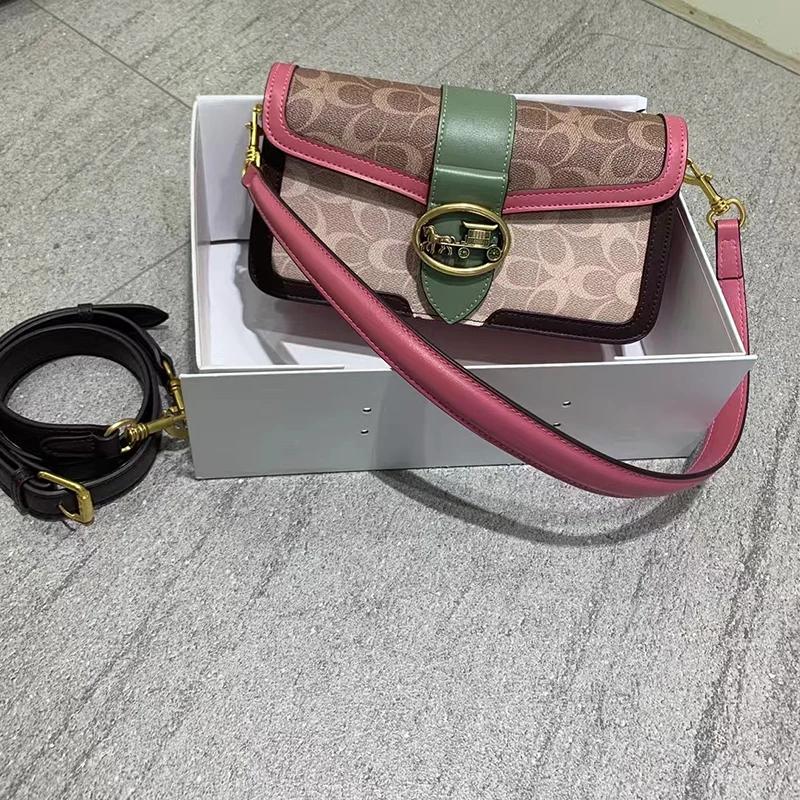 Sac à main pour femmes, nouvelle collection automne/hiver 2021, sac sous les bras de couleur contras