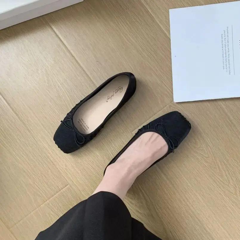 Bailamos-Ballerines Confortables et Élégantes pour Femme, Chaussures de Ballet Classiques, Rondes, a