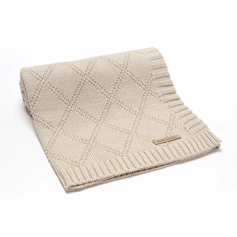 Couvertures en coton pour bébé, Super douces, pour nouveau-né, garçon et fille, couverture de pousse