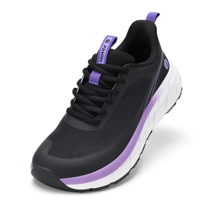Chaussures de marche pour femmes Fitville, baskets à bout large, antidérapantes, pour le sport, le t