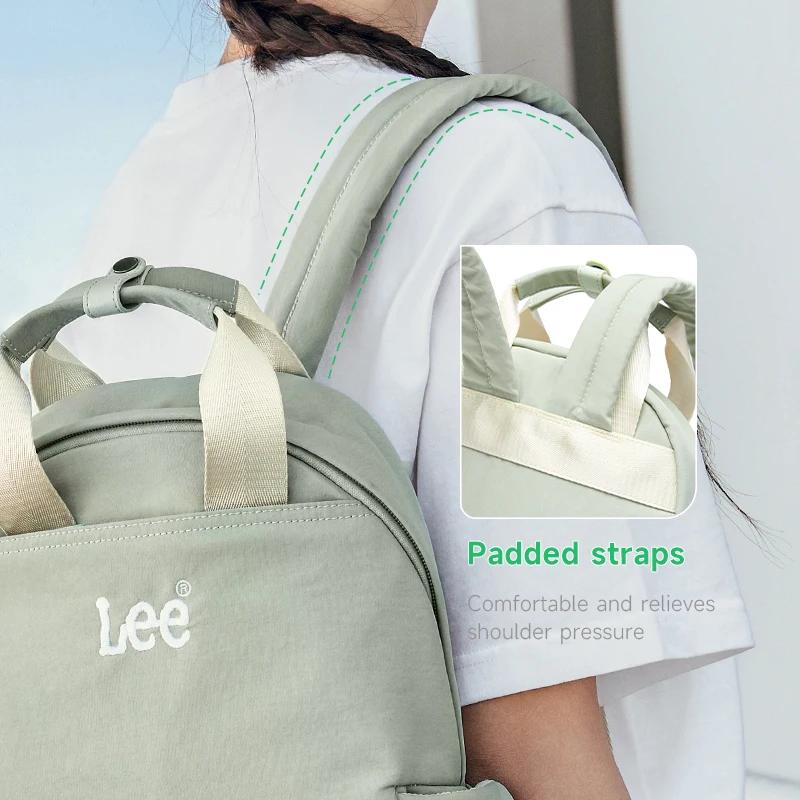 Sac à dos léger et décontracté pour femme LEE, petit sac à dos simple, imperméable, pour les trajets