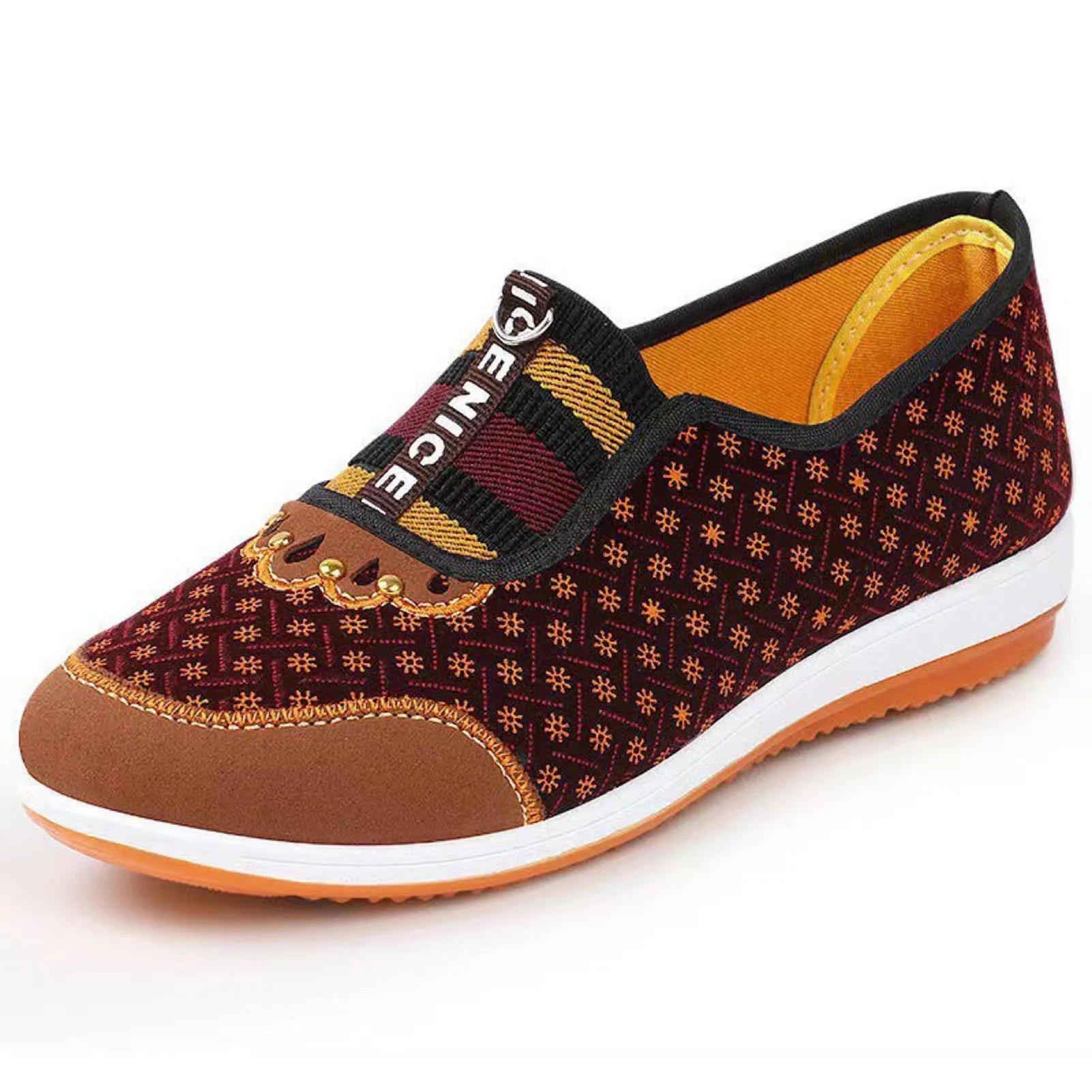 Baskets en tissu décontractées pour femmes, chaussures de sport respirantes de couleur unie, adaptée
