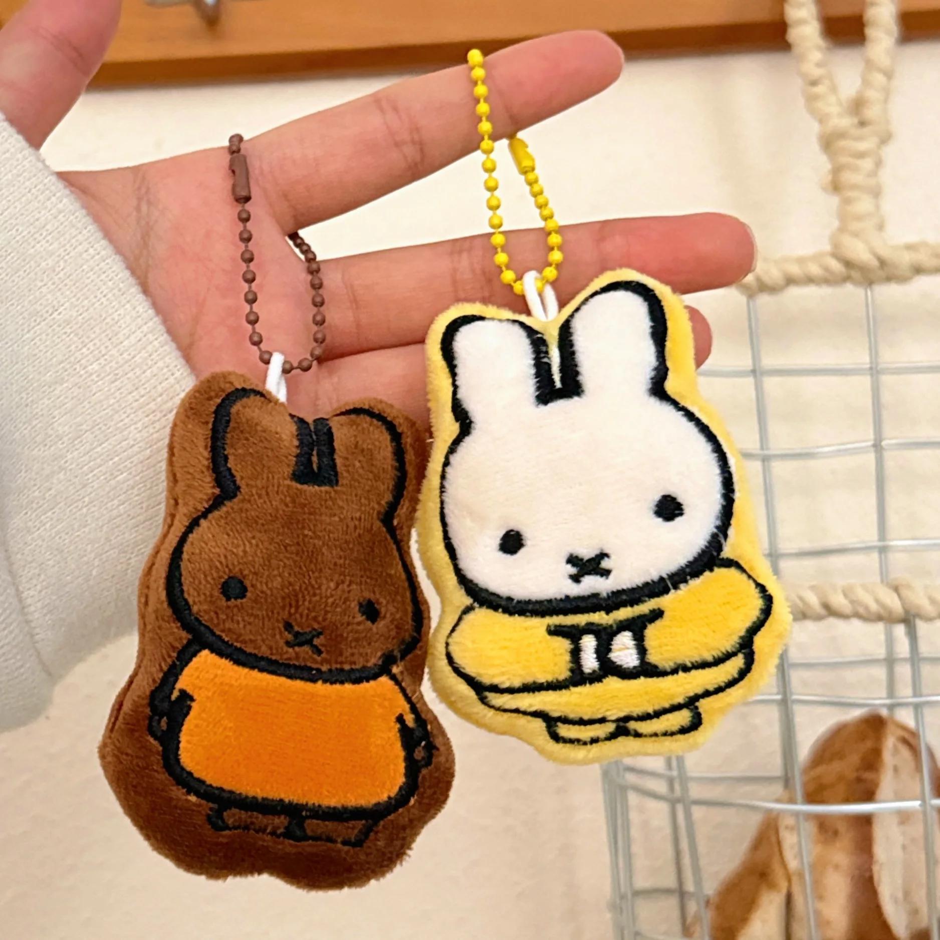 Sac à dos polyvalent pour fille avec poupée Miffy mignonne de dessin animé, petit animal, 1/4 pièces