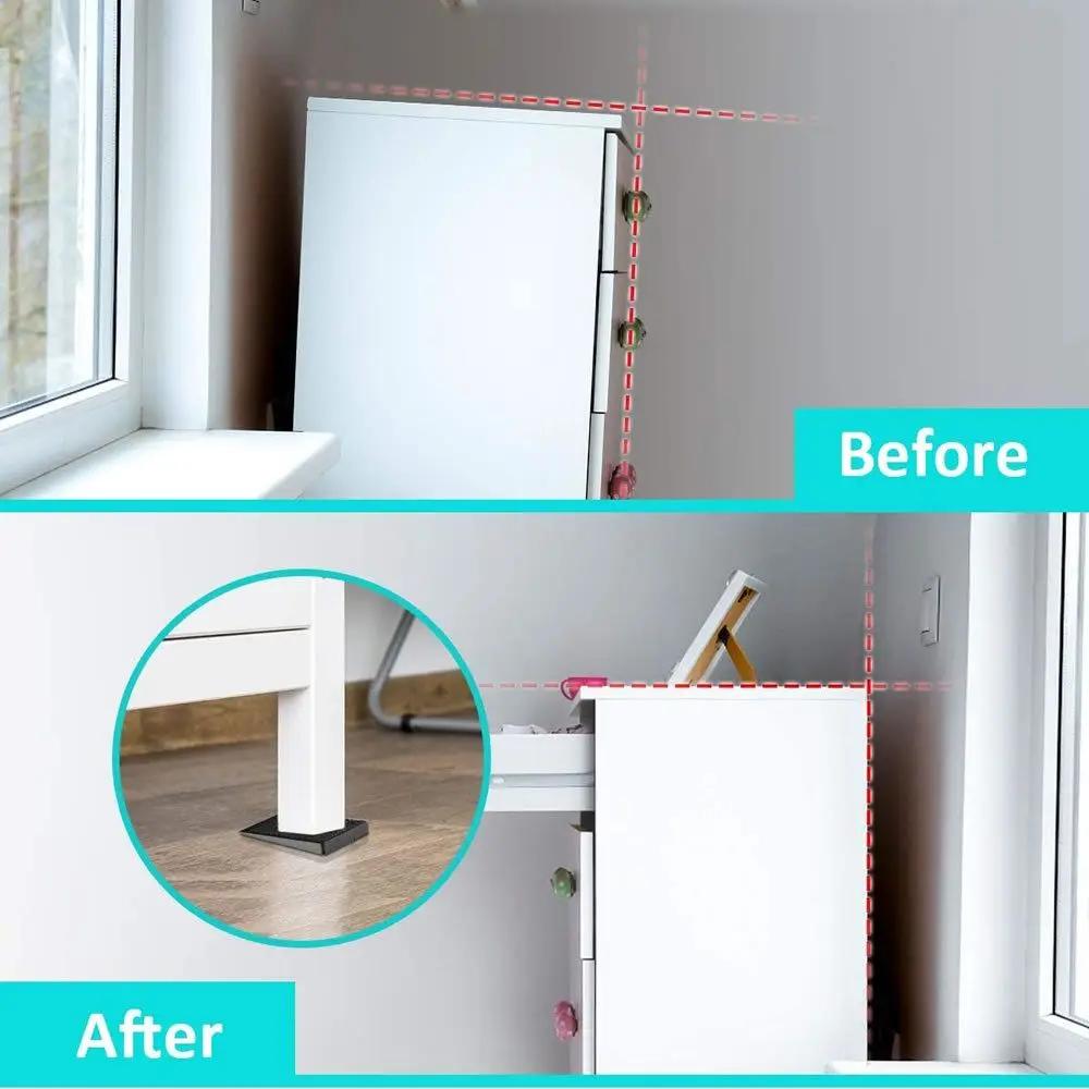 Support de canapé anti-vibration, coussinets de meubles non alds, cale de table, rondelle, stabilisa