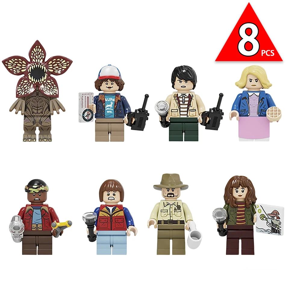 2026 Figurines de construction Dustin, Mike, Vecna, Eleven, Demogorgon du film Horrible, jouets en b