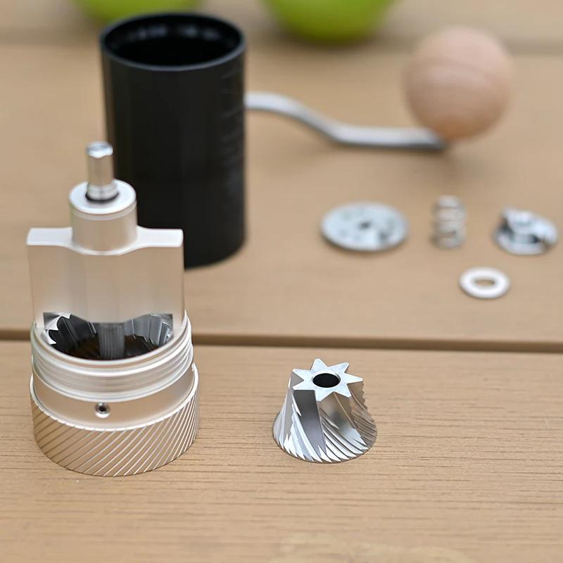 Moulin à café portable 1zpresso Q AIR, manuel, 38mm, 7 cœurs, bavure réglable, nouveauté 2023