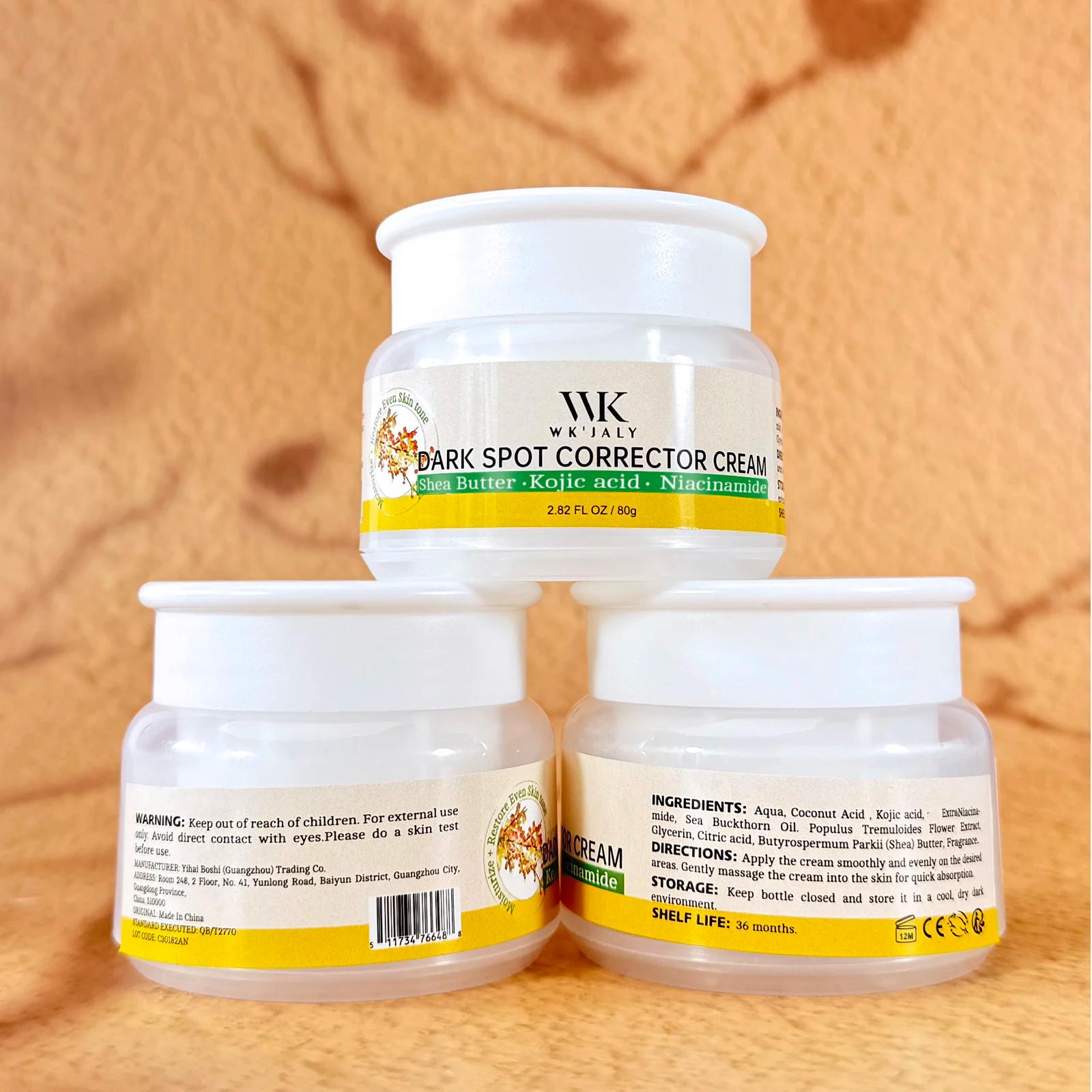 WK JALY crème correctrice de taches foncées, éclaircissante pour la peau, élimine la mélanine, les t