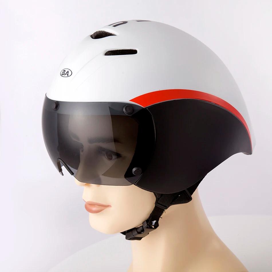 Aero Goggles casque de vélo TT Triathlon casques de vélo de route casque d'équitation de course auto