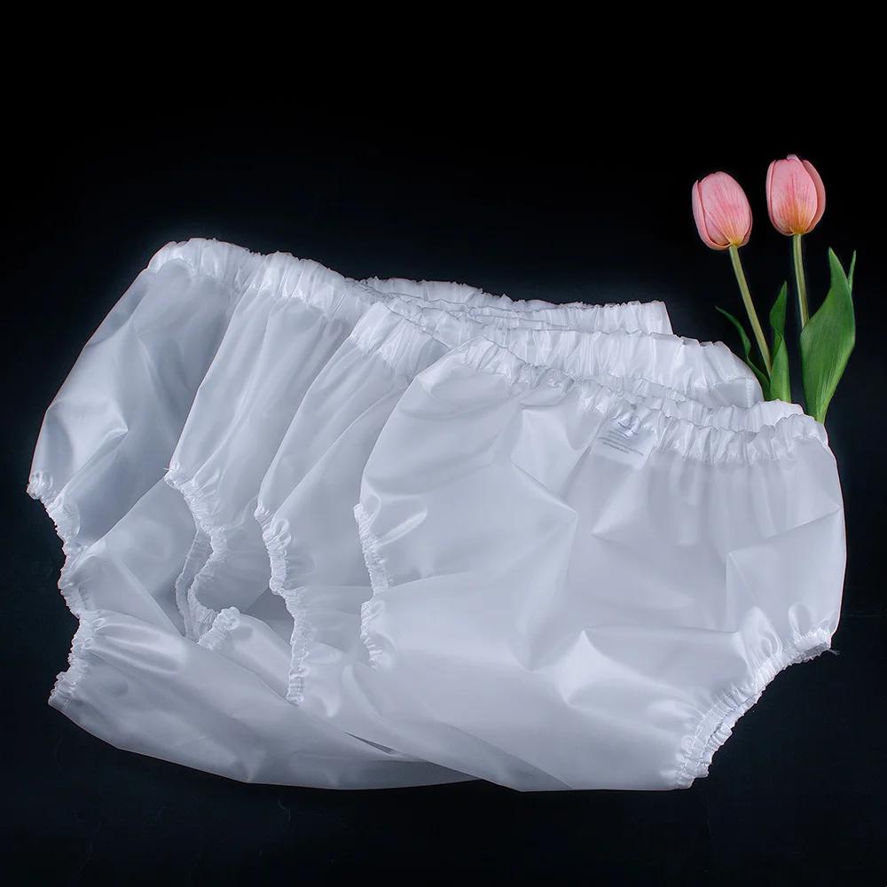 Couche-culotte en TPU imperméable réutilisable pour adulte, culotte transparente, couverture facile 