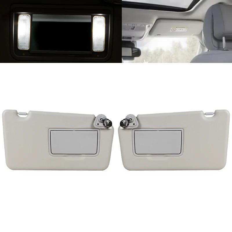 Pare-soleil avant de toit de voiture avec lumière de miroir de maquillage, pare-soleil pour Renault 