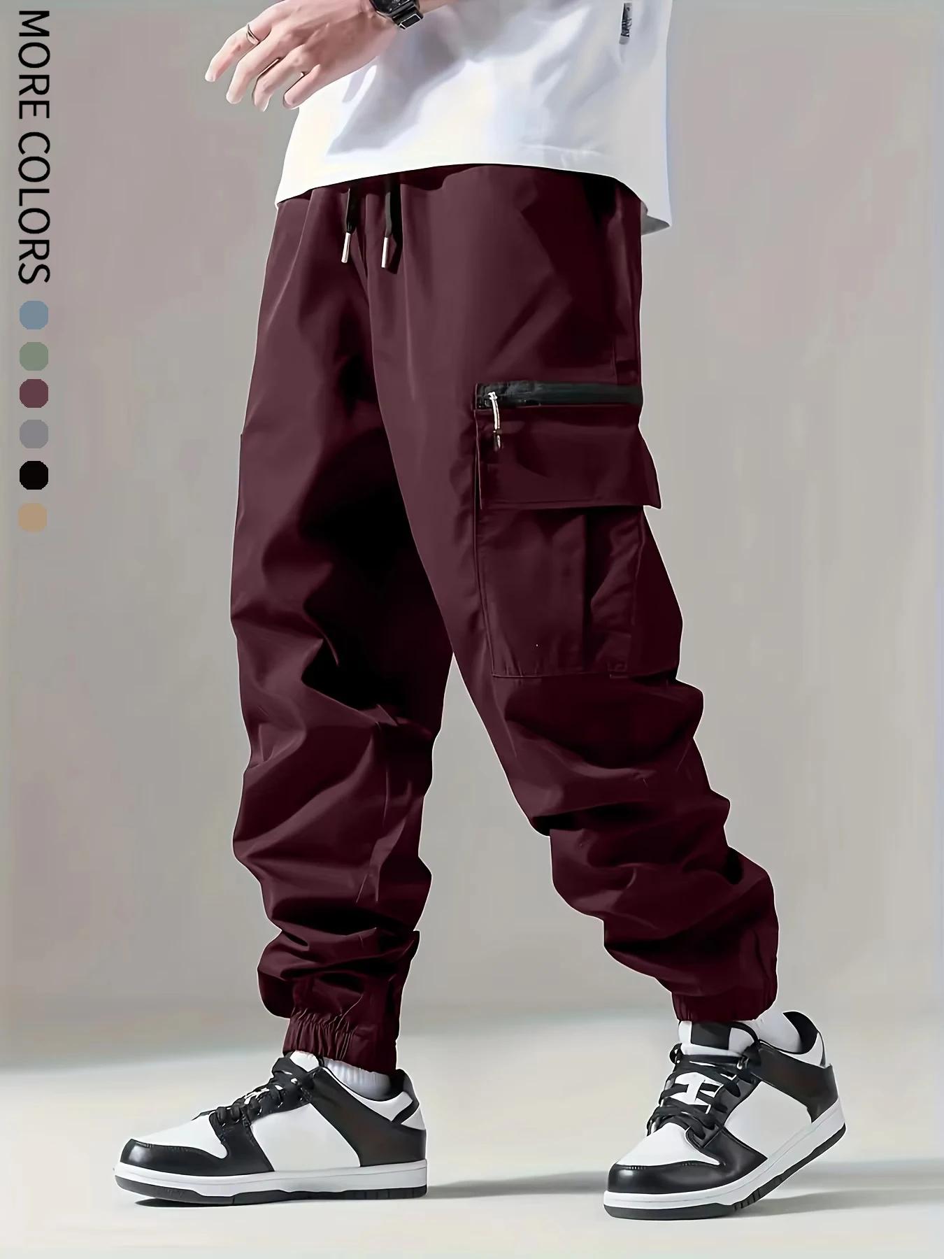 Pantalon cargo pour hommes, fjm fin, confortable et respirant, décontracté, extérieur, portable, cou