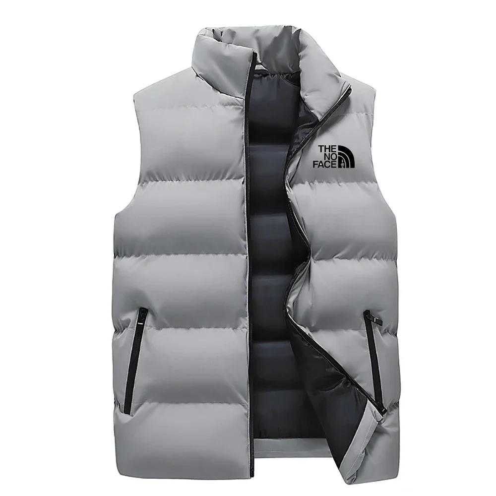 Veste à manches longues pour hommes - manteau sans manches élégant - manteau d'hiver imperméable à f