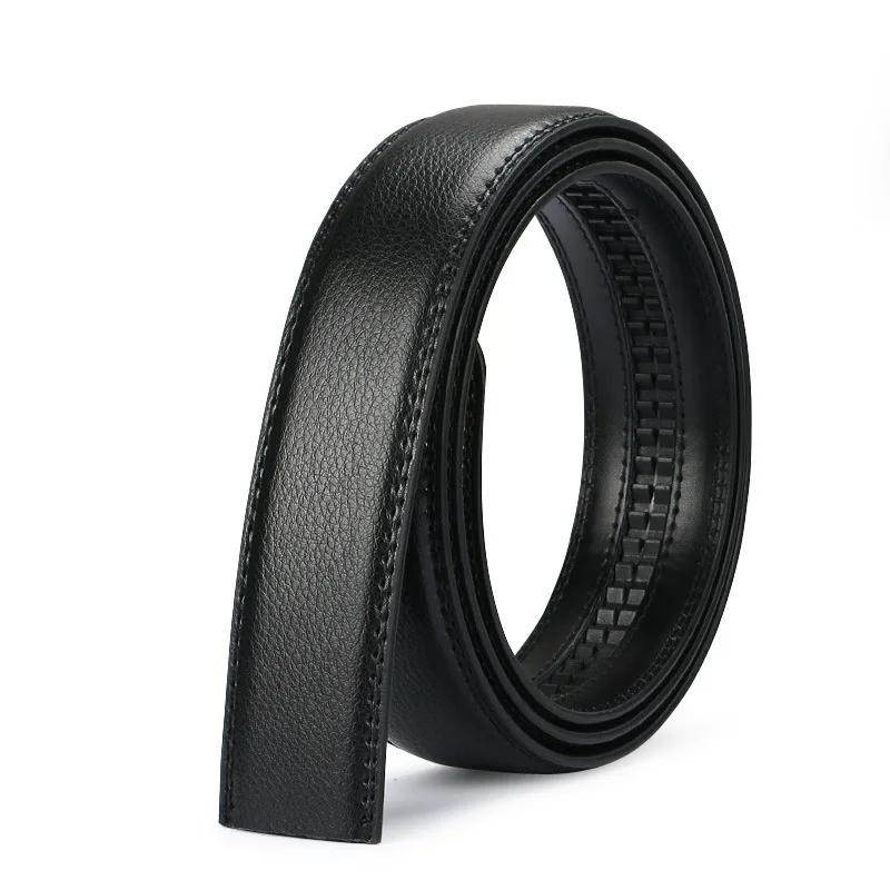 Ceintures à boucle automatique pour hommes, sans boucle, de marque, de haute qualité, véritable sang