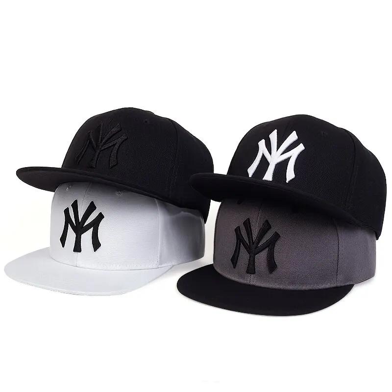 Chapeaux hip-hop brodés de lettres unisexes, casquettes de baseball décontractées réglables, chapeau