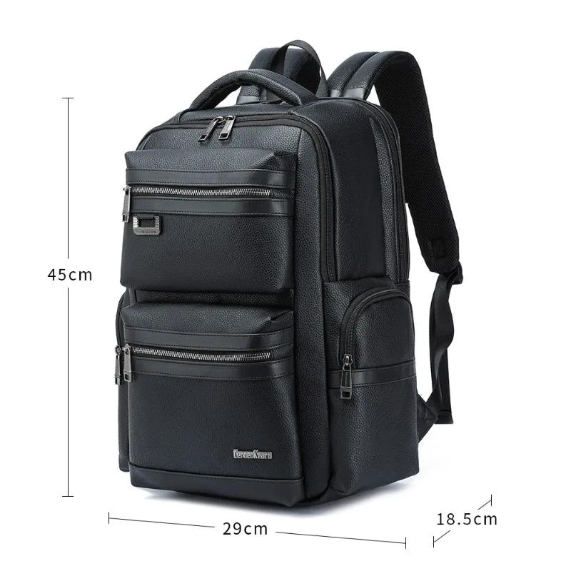 Sac à dos de luxe hommes grande capacité sacs de voyage affaires 16 pouces sac à dos pour ordinateur