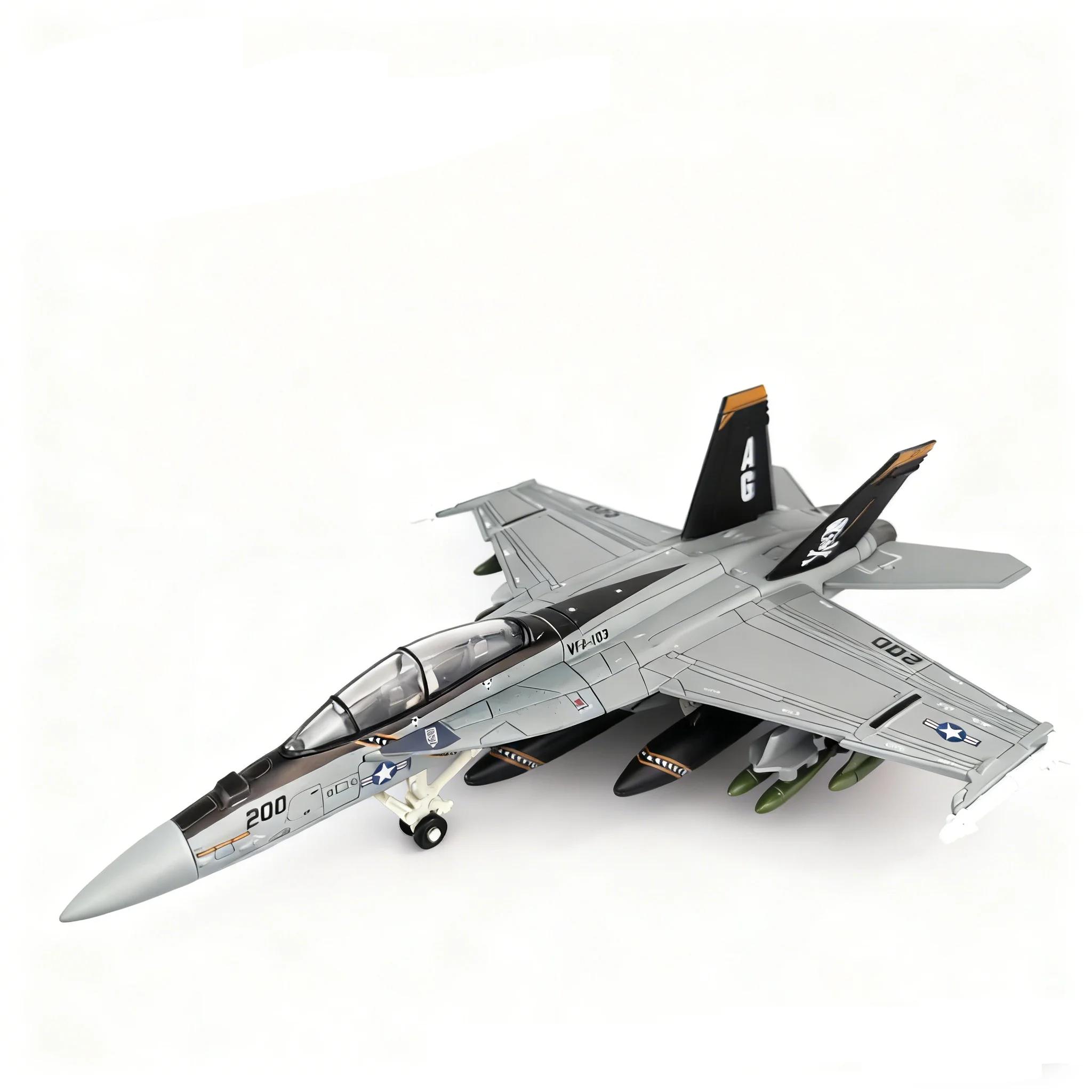 Réplique de drapeau Pirate F18 F-18 VF103 Grumman Tomcat Super Hornet F/A-18F, échelle 1:72, avion d