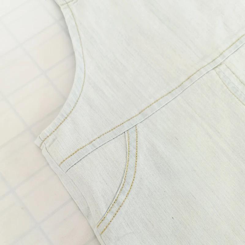 IENENS été enfants bébé garçons pull pantalon Denim vêtements Shorts jean salopette enfant en bas âg