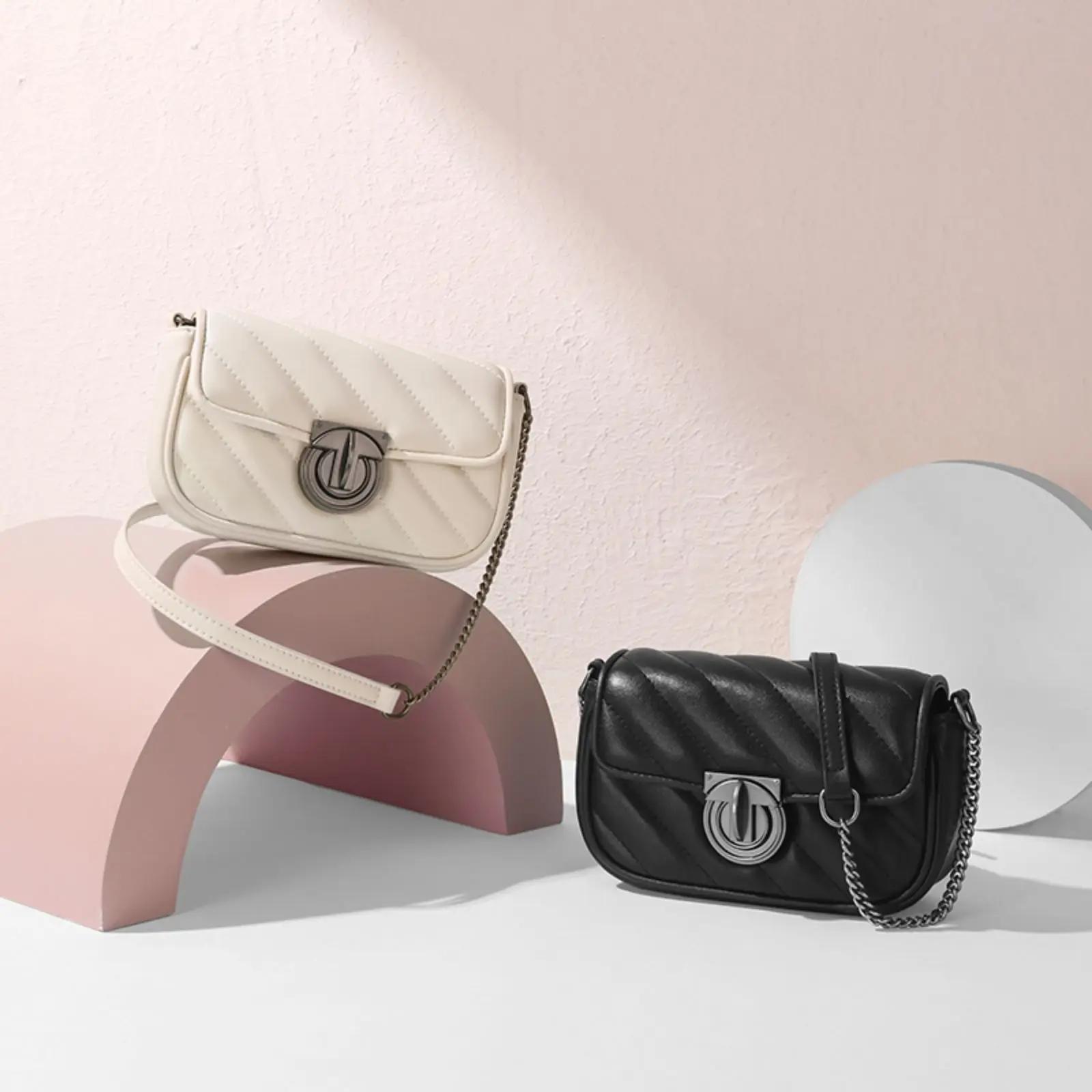 Sac à bandoulière en cuir matelassé ITAMOOD, sac à bandoulière de luxe et élégant pour femme, petit 