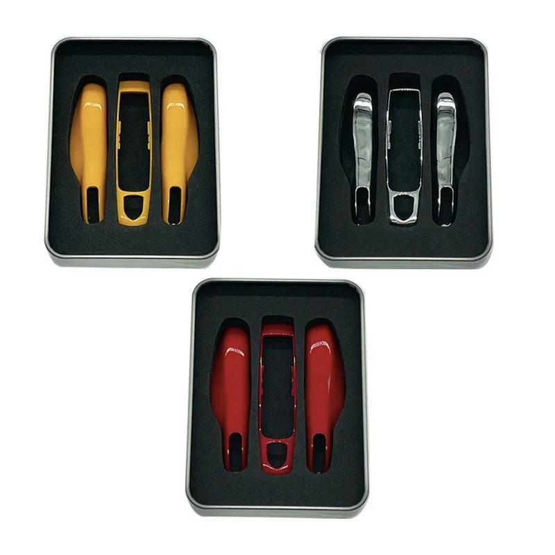 Étui pour clé télécommande intelligente de voiture, 3 pièces, coque pour Porsche Panamera Spyder Car