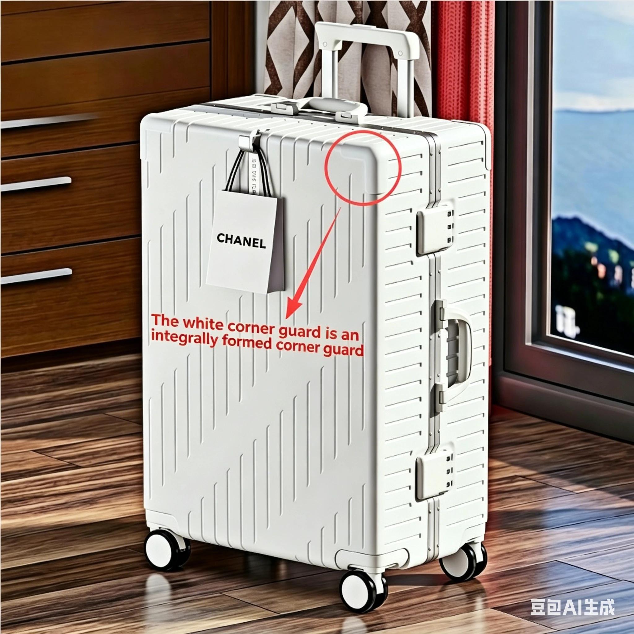 Valise de voyage à roulettes en aluminium grande capacité, durable pour hommes et femmes, 20/24 pouc