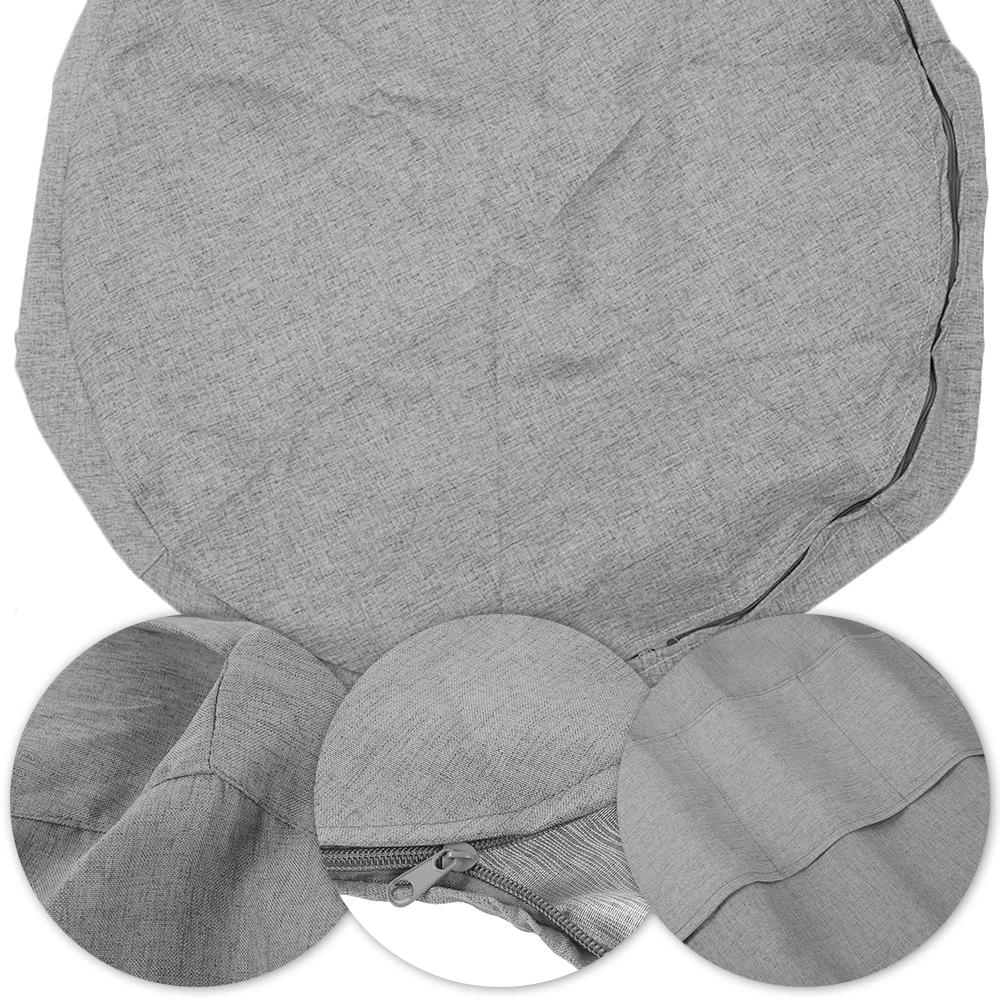 Housse de canapé paresseux avec trois poches latérales, housse de chaise sans remplissage, housse de