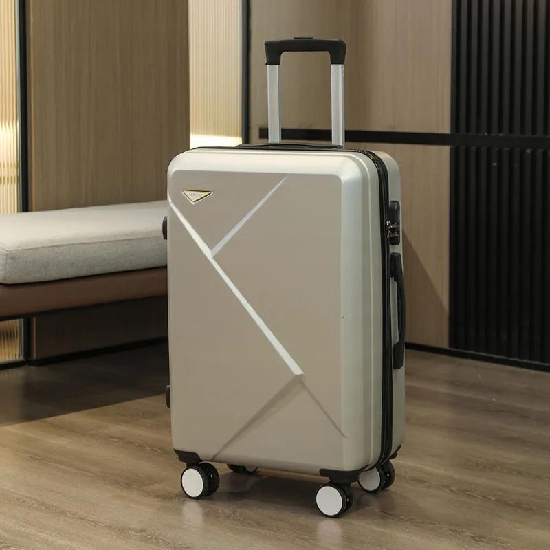 Valise à bagages à main irrégulière Z 20/24/28 pouces, roues rotatives en Abs avec serrure à combina