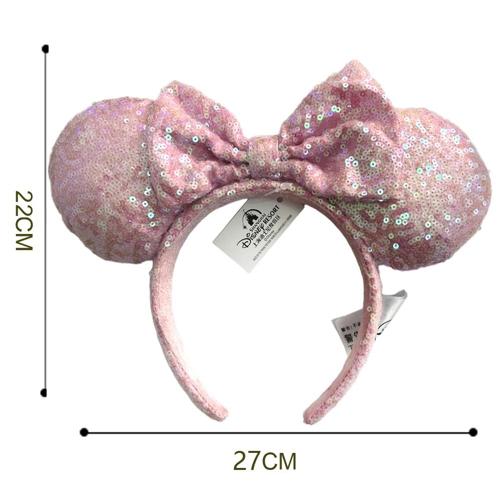 Mickey Mouse bandeau bleu rose paillettes oreille noël Halloween fête coiffure Cosplay adulte/enfant