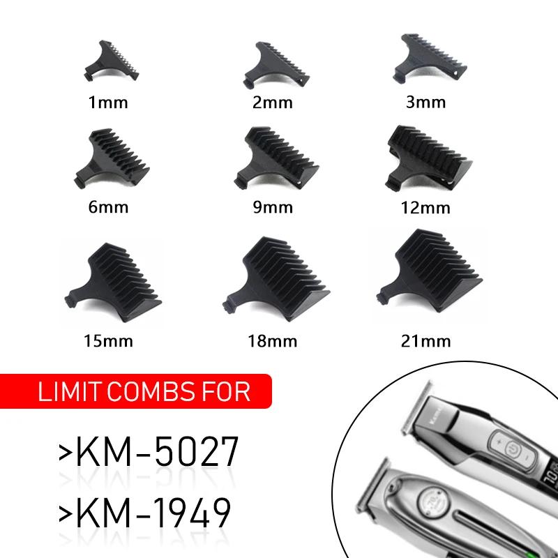 Pour Kemei KM-5027 1949 5098 9163 5021 Etc. Tondeuse à cheveux limite peigne universel noir gardes c