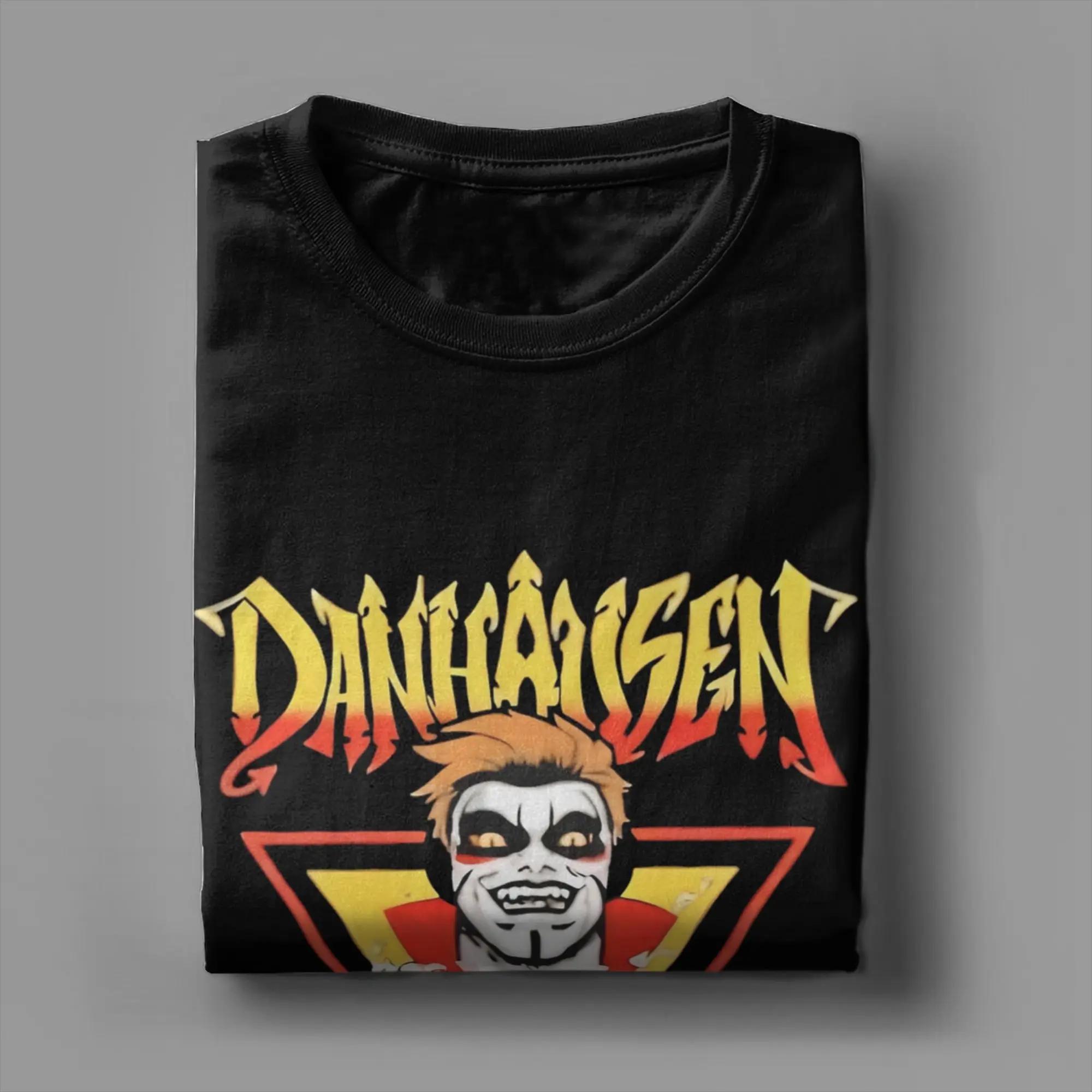 Danhausen Wrestler T-shirts pour hommes en coton vintage à col rond à manches courtes vêtements gran