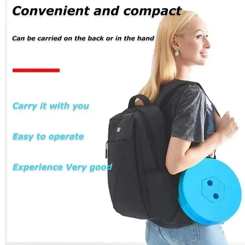 Chaise télescopique pliante en plastique portable, tabouret réglable léger pour la pêche, le camping