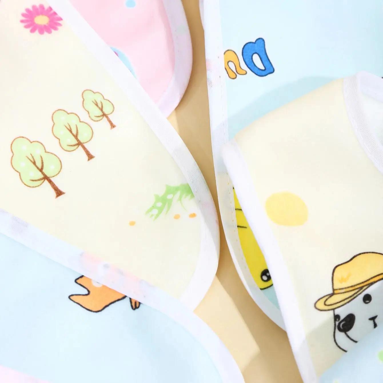 Bavoirs imperméables en coton pour bébé - Lot de 4/6/8/10 pièces - Protection repas garçons filles