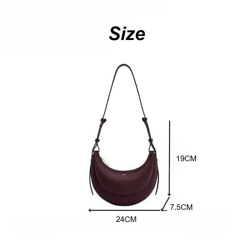 Sac croissant tendance femme JW PEI Printemps-Automne 2026, sac sous le bras, sac à bandoulière haut